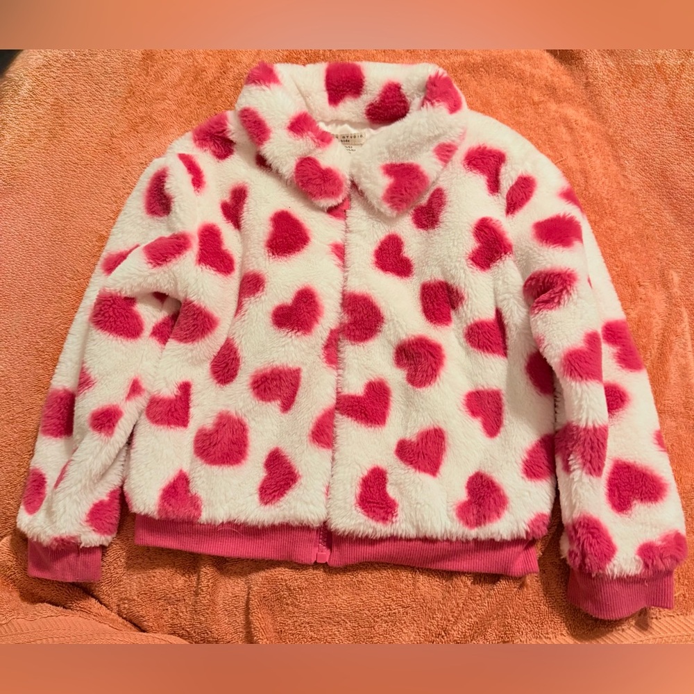 Pink Heart Kids Jacket-5/6